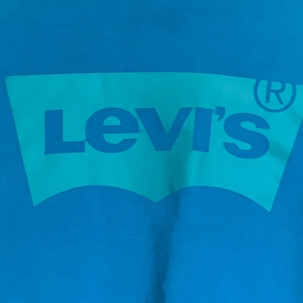 Levi's Blue Short Sleeve Tee Eye-Catching Design 314